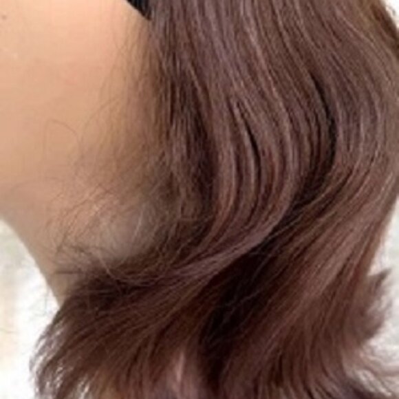 Vintage 100% Human Hair Fall from the 1970's -#8 Medium Brown NEW with tags - Picture 2 of 13